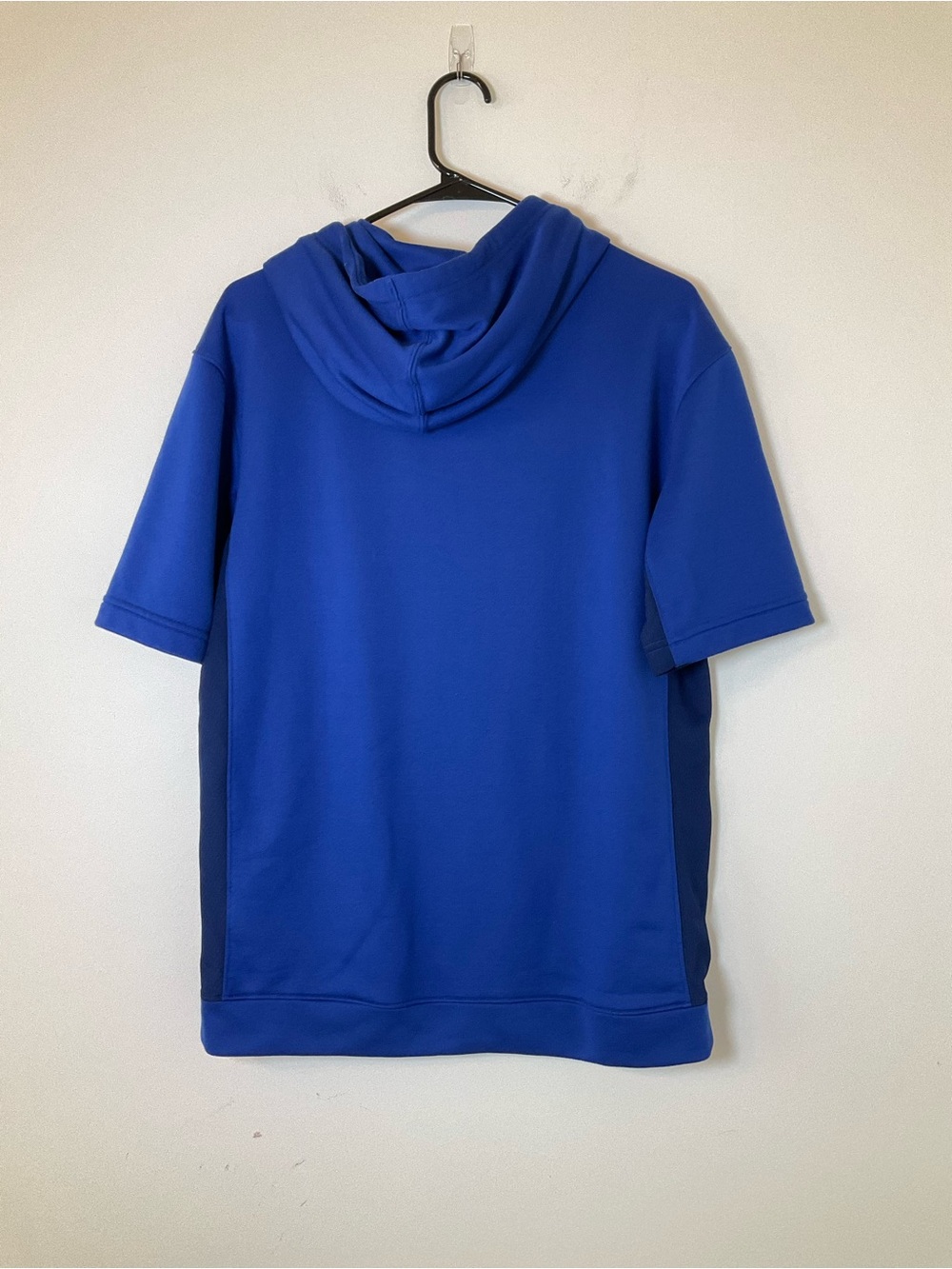 Nike KD Dri-FIT Short Sleeve Hoodie Blue Size Small Athletic Pullover - Picture 2 of 5